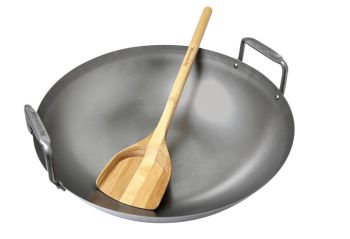 Carbon Steel Wok Per Egg L XL 2XL Ø 40 Cm