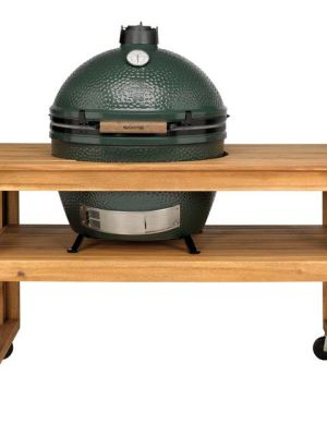 Tavolo per Big Green Egg in legno acacia