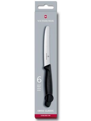 Coltello da bistecca Victorinox lama ondulata 11cm