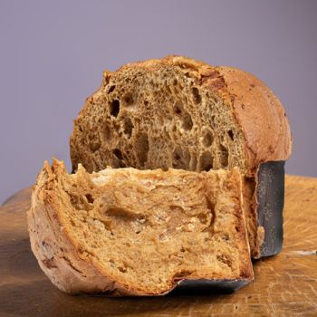 Focaccia di Tabiano ai GRANI ANTICHI (orzo e cioccolato bianco) 1000 gr con scatola