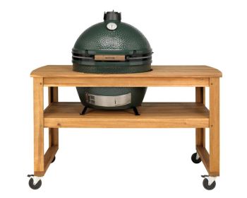 Tavolo per Big Green Egg in legno acacia